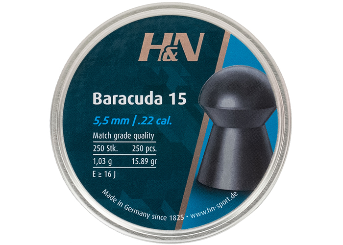 クリスマスファッション Airgun grain 15.89 mm 5.5 15 Baracuda H&N Pellets ボール
