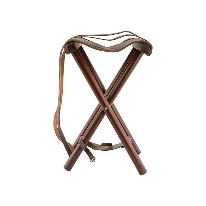 Hunting Stool Wood 4-legged 55 cm