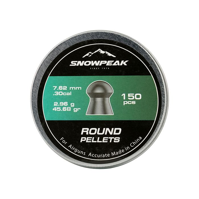 Airgun Pellets Snowpeak Round 7.62 mm 45.68 grain