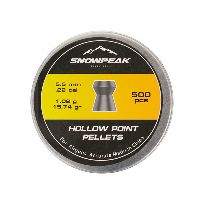 Airgun Pellets Snowpeak Hollow Point 5.5 mm 15.74 grain