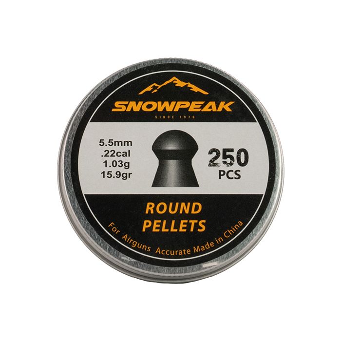 Airgun Pellets Snowpeak Round 5.5 mm 15.9 grain