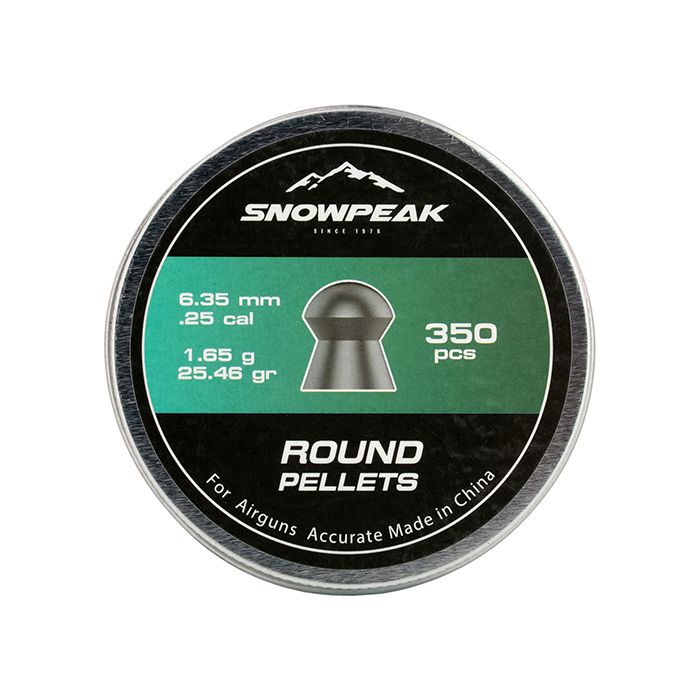 Airgun Pellets Snowpeak Round 6.35 mm 25.46 grain