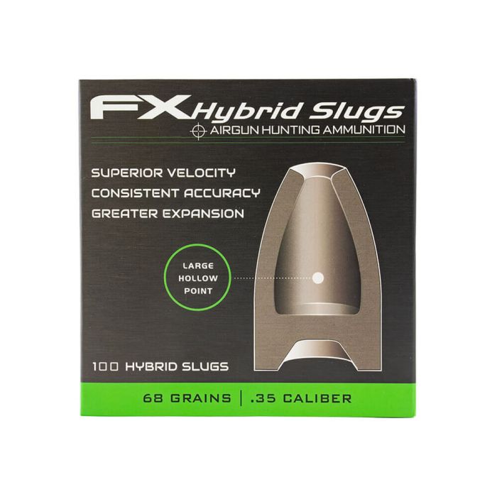 Airgun Slugs FX Hybrid 9 mm HP 68 grain (.357)
