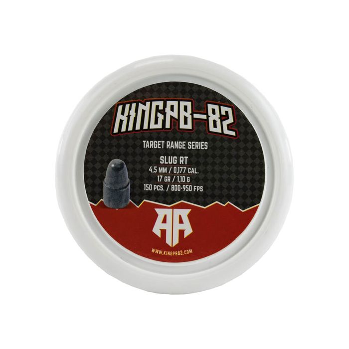 Airgun Slugs KingPB-82 4.5 mm Target Range RT 17 grain (.177)