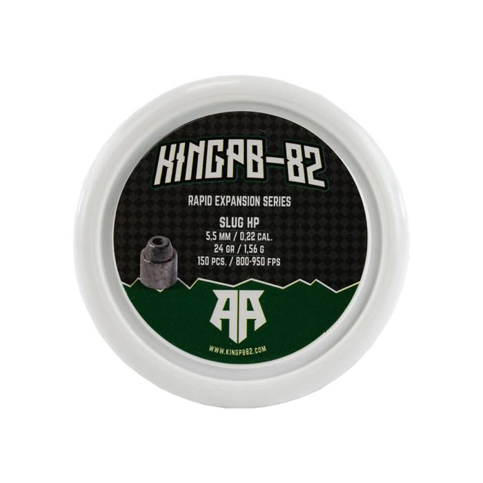 Airgun Slugs KingPB-82 5.5 mm Rapid Expansion HP 24 grain (.217)