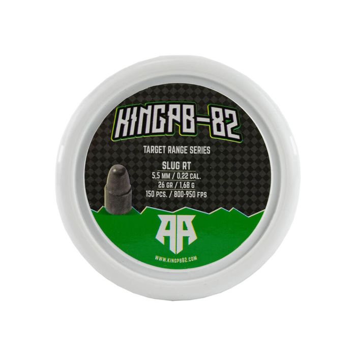 Airgun Slugs KingPB-82 5.5 mm Target Range RT 26 grain (.217)