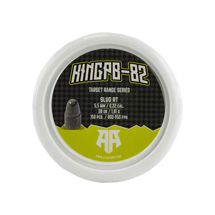 Airgun Slugs KingPB-82 5.5 mm Target Range RT 28 grain (.217)