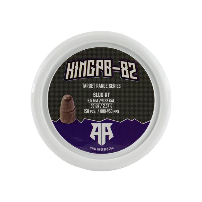 Airgun Slugs KingPB-82 5.5 mm Target Range RT 32 grain (.218)