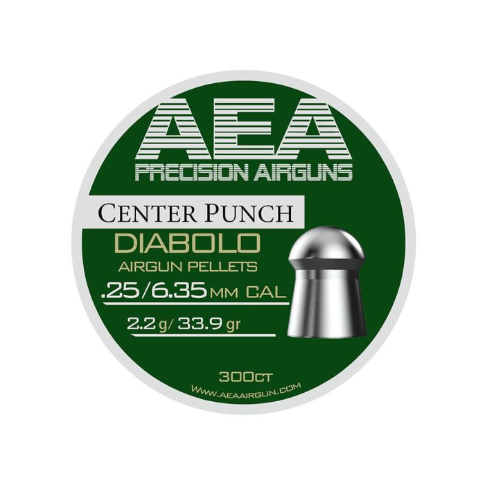 Airgun Pellets AEA Center Punch 6.35 mm 33.9 grain