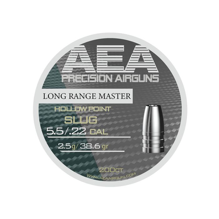 Airgun Slugs AEA Long Range Master 5.5 mm HP 38.6 grain (.22)