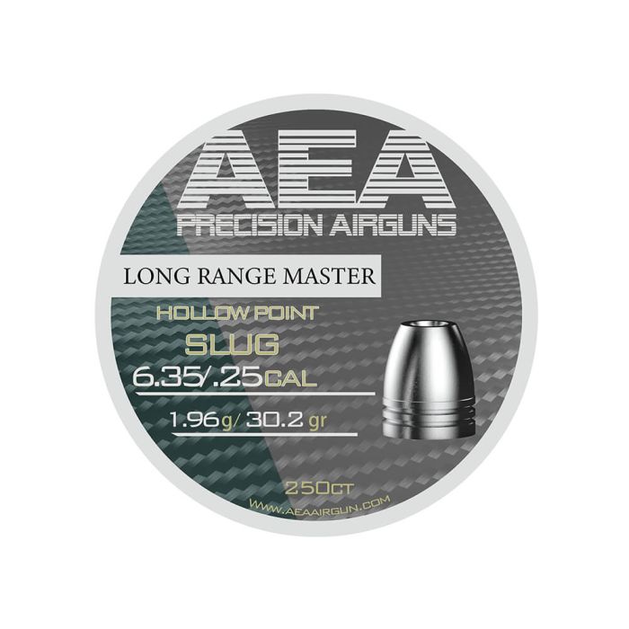 Airgun Slugs AEA Long Range Master 6.35 mm HP 30.2 grain (.25)