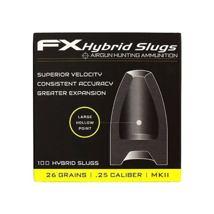 Airgun Slugs FX Hybrid MKII 6.35 mm 26.3 grain