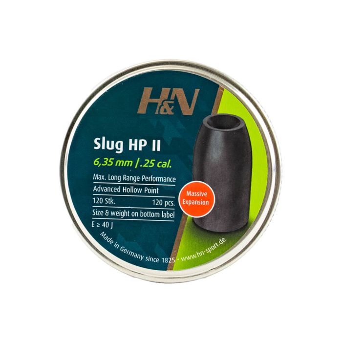 Airgun Slugs H&N 6.35 mm HP II 36 grain (.249)