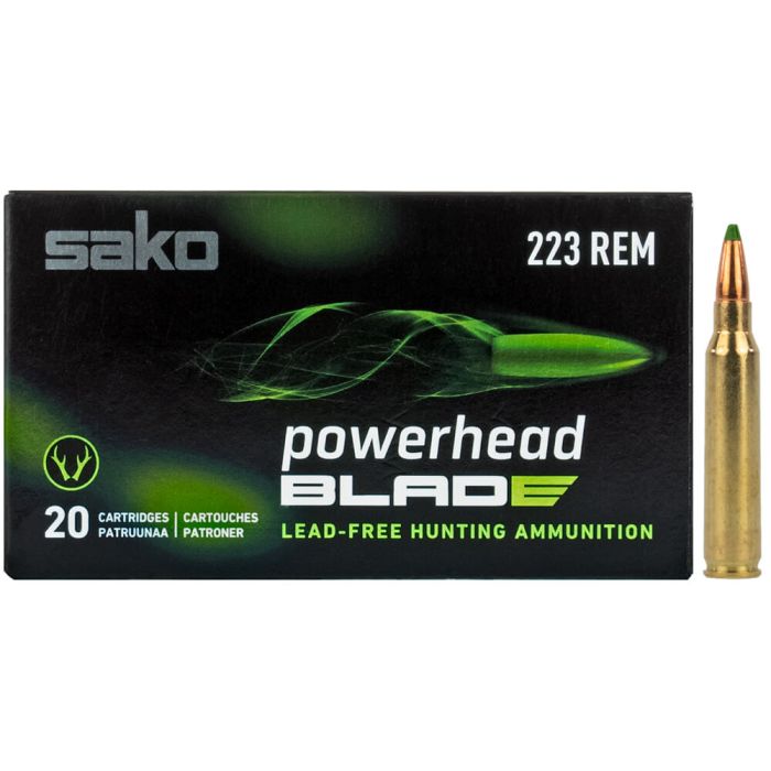 Ammunition Sako Powerhead Blade .223 Rem SP 55 grain
