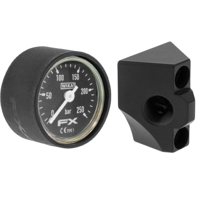 Angled Pressure Gauge Bracket FX Impact M3/M4/DRS incl. Gauge