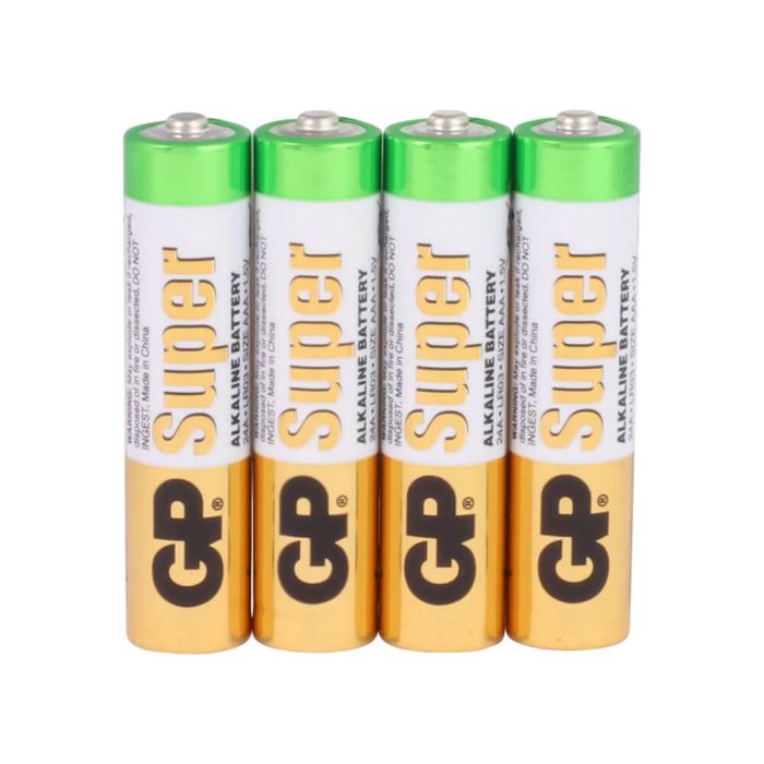 Batteries GP Super Alkaline AAA LR03 1.5V - 24 A