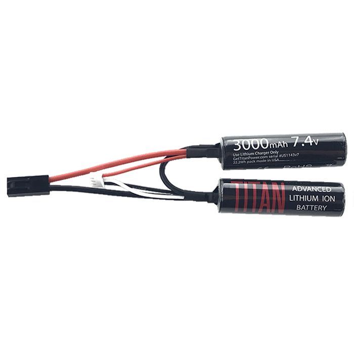 Battery Titan Li-ion 7.4V 3000mAh Nunchuck Mini-Tamiya