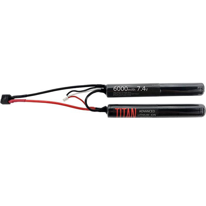 Battery Titan Li-ion 7.4V 6000mAh Nunchuck Mini-Tamiya