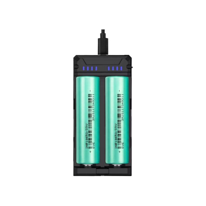Battery DNT 18650 2-Pack incl. Charger