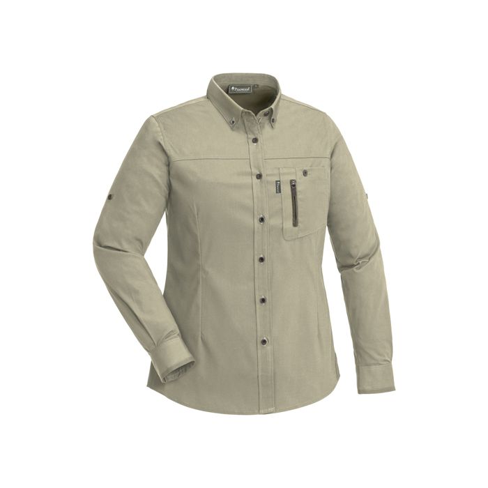 Blouse Pinewood Tiveden Insect-Stop Ladies Light Khaki
