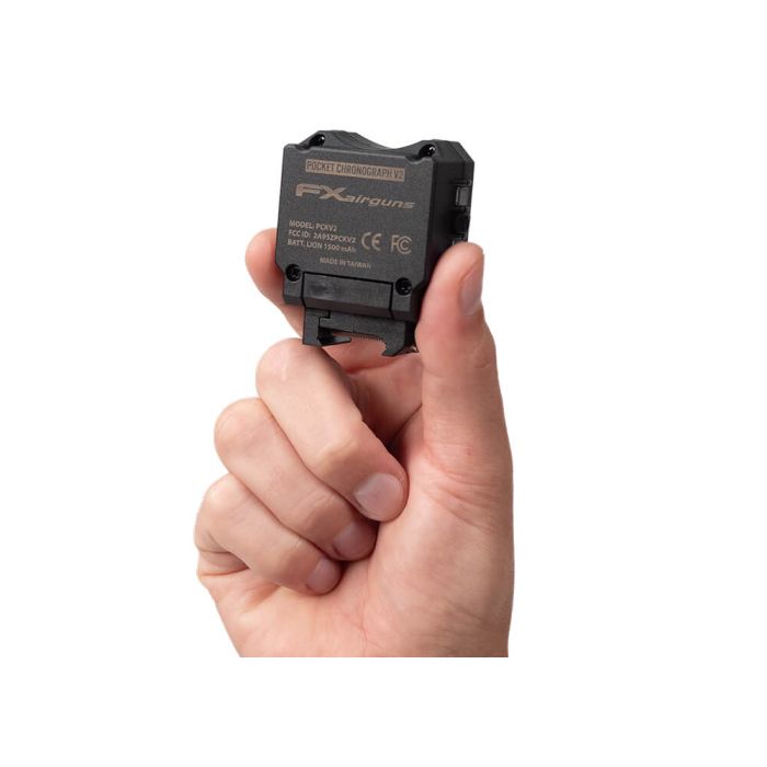 Chronometer FX Pocket Chrono V2 in hand size 