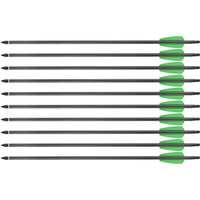Bow Arrows Ek Archery Whipshot Carbon 15" 10-Pack