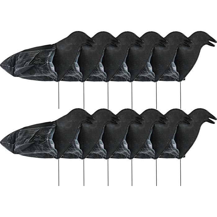 Crow Decoy Sillosocks Harvester 12-Pack