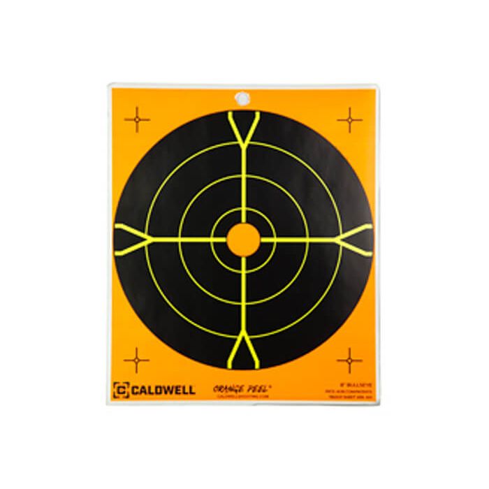 Orange Peel Caldwell bullseye targets 8"