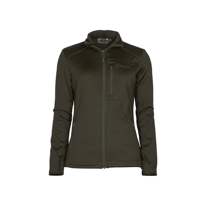 Fleece Vest Pinewood Furudal Frazer Ladies Dark Moss Green
