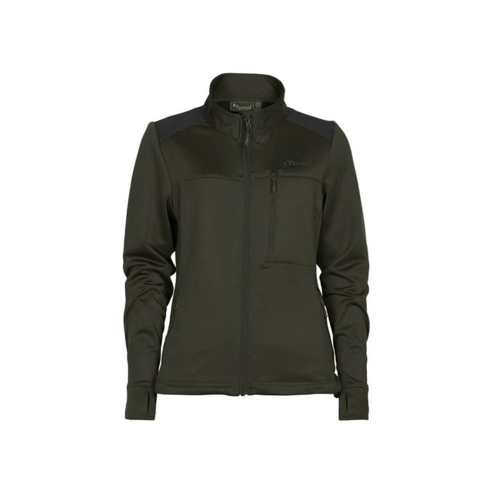 Fleece Vest Pinewood Abisko Ladies Moss Green