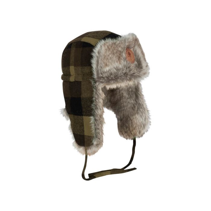 Fur Hat Pinewood Classic Green / Black