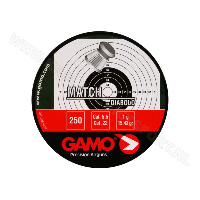 Airgun Pellets Gamo Match 5.5 mm 15.43 grain