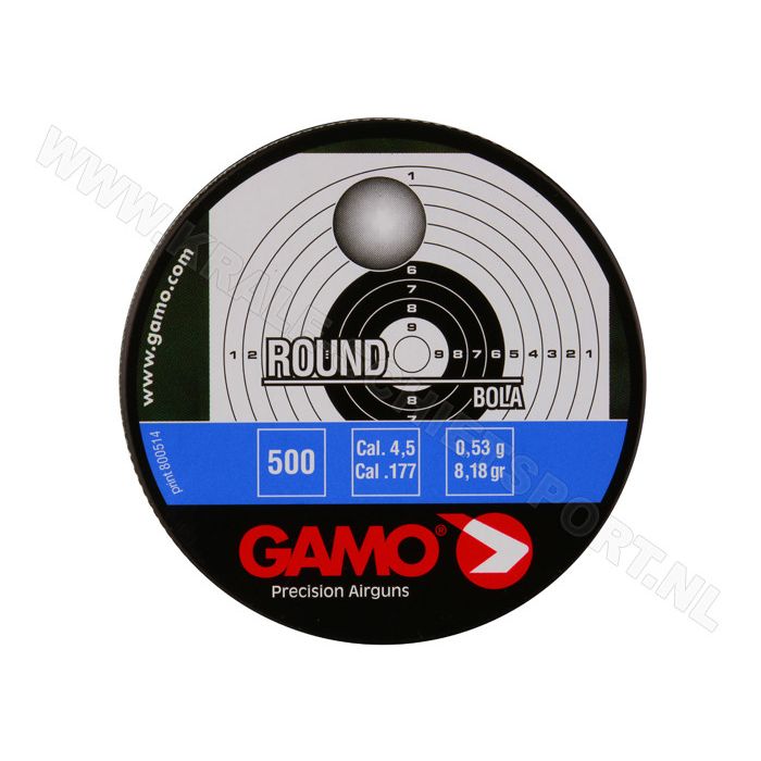 Airgun Pellets Gamo Round 4.5 mm 8.18 grain