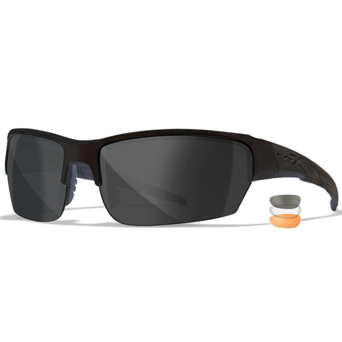 Glasses Wiley X Saint Grey/Clear/Light Rust Black Frame
