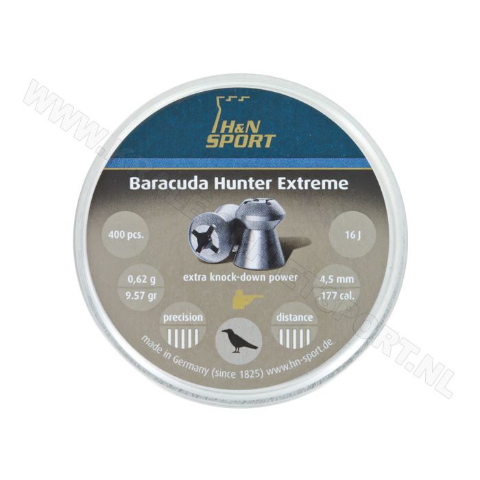 Airgun Pellets H&N Baracuda Hunter Extreme 4.5 mm 9.57 grain
