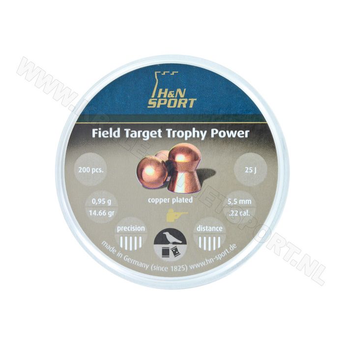Airgun Pellets H&N Field Target Trophy Power 5.5 mm 14.66 grain