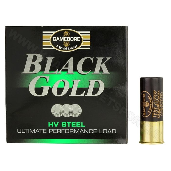 Shotgun Ammo Gamebore Black Gold HV Steel cal. 12 32 gram