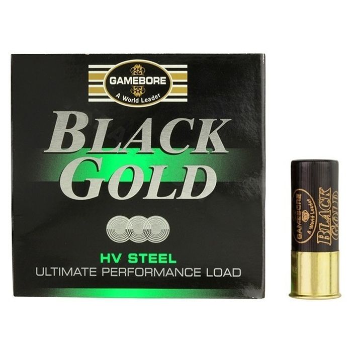 Shotgun Ammo Gamebore Black Gold Steel cal. 12 28 grams