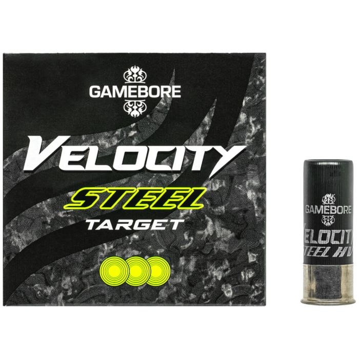 Shotgun Ammo Gamebore Velocity Black Steel HV Competition Load 12-70-7 28 gram