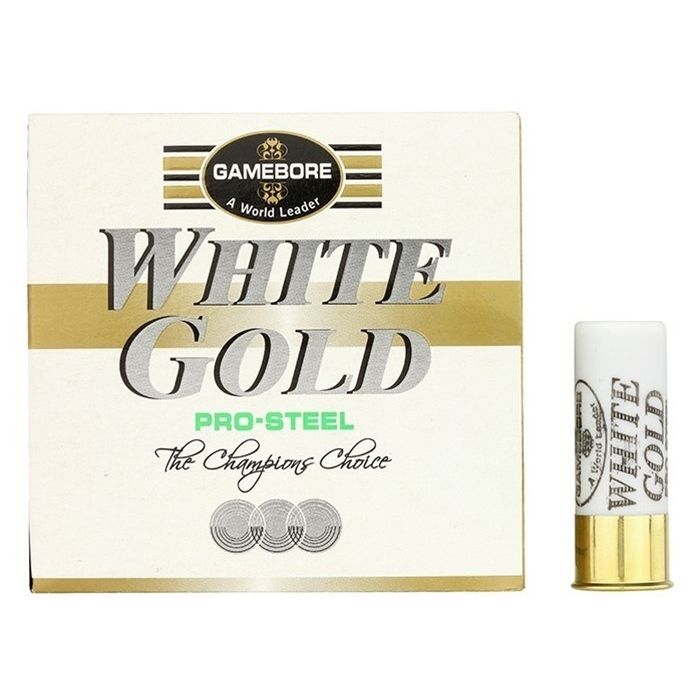 Shotgun Ammo Gamebore White Gold Pro Steel cal. 12 24 grams