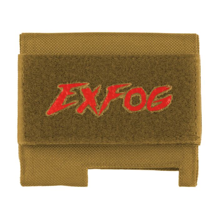 Helmet Pouch ExFog for anti-fog system Tan