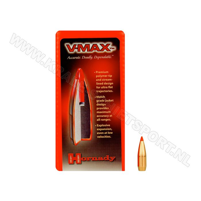 Bullets Hornady .264 V-Max 95 grain