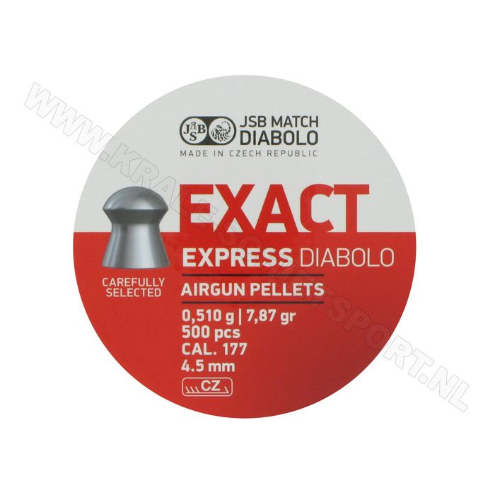 Airgun Pellets JSB Exact Diabolo Express 4.52 mm 7.87 grain