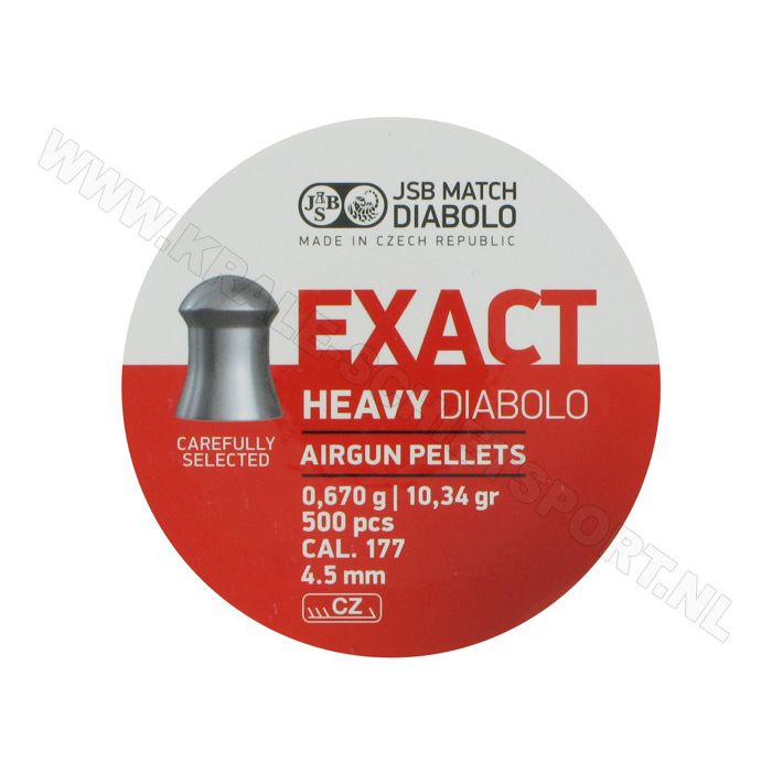 Airgun Pellets JSB Exact Diabolo Heavy 4.52 mm 10.34 grain