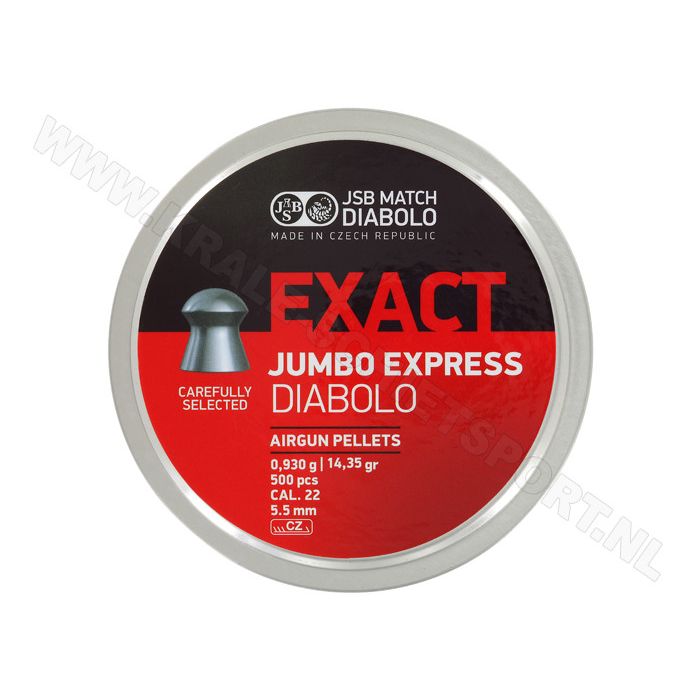 Airgun Pellets JSB Exact Diabolo Jumbo Express 5.52 mm 14.35 grain