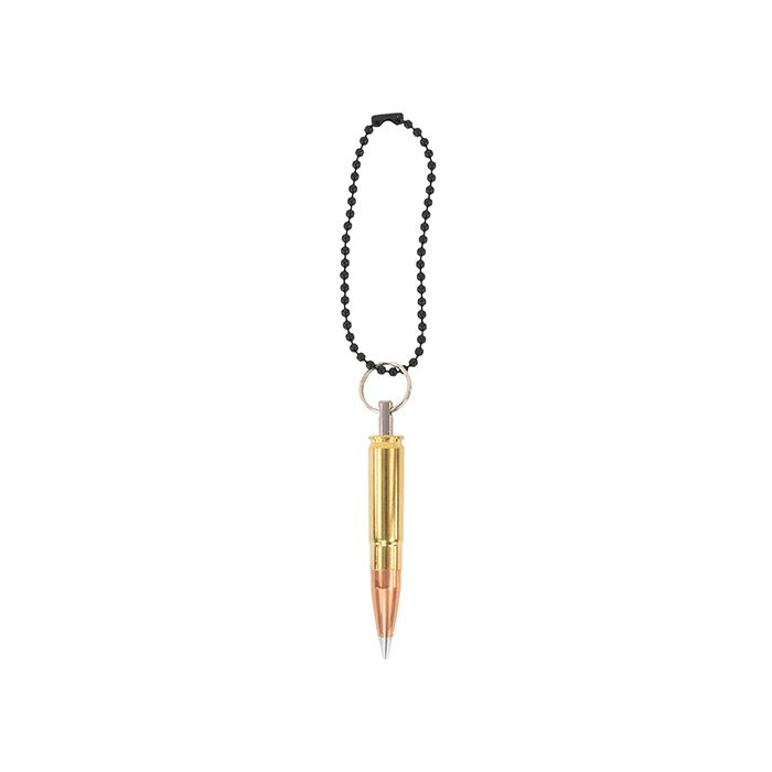 Bullet Keychain Copper & Brass .300 AAC Blackout Silver Tip