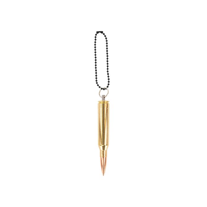 Bullet Keychain Copper & Brass .338 Lapua Magnum FMJ
