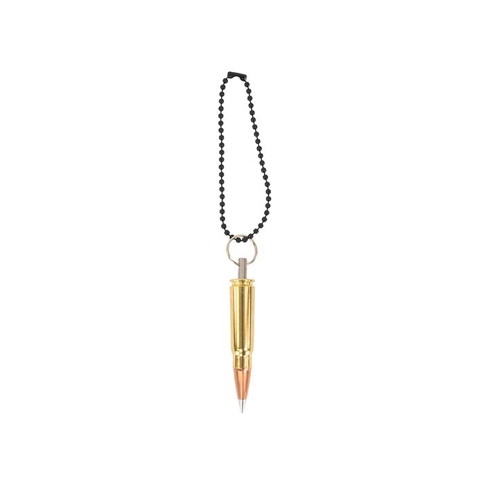Bullet Keychain Copper & Brass 7.62x39 AK47 Silver Tip