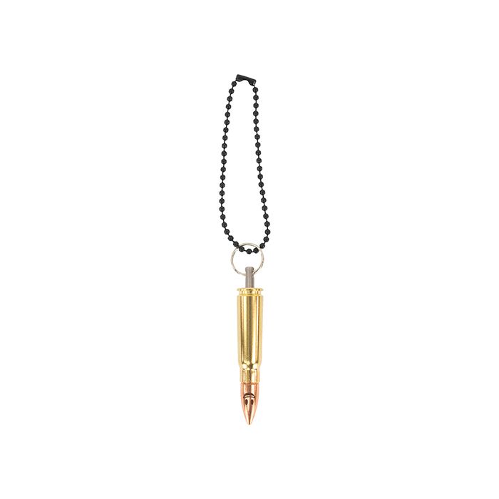 Bullet Keychain Copper & Brass 7.62x39 Happy Face