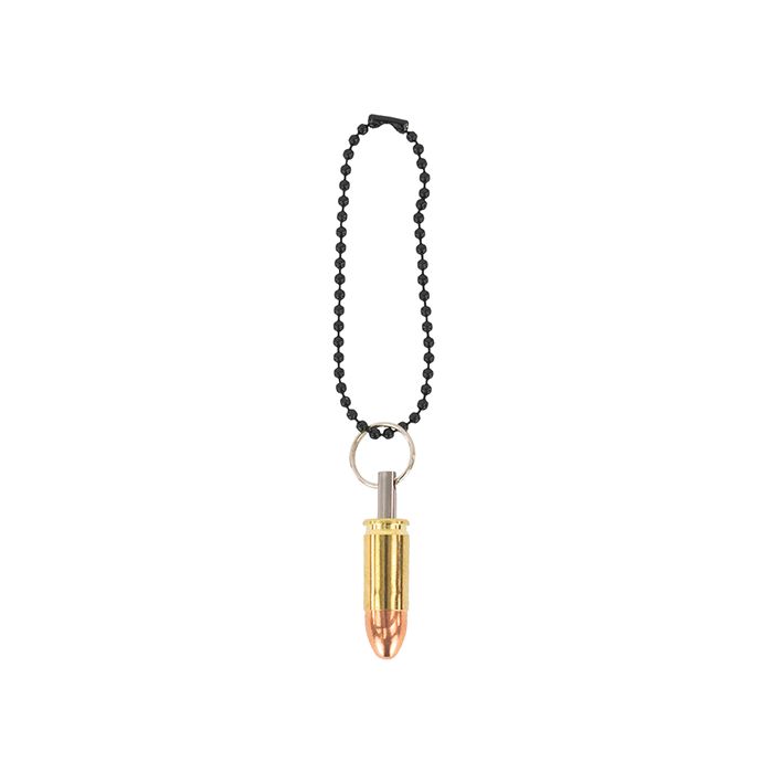 Bullet Keychain Copper & Brass 9 mm FMJ
